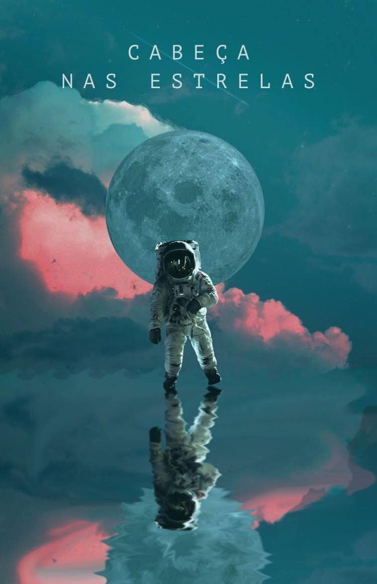 spacing out astronaut poster