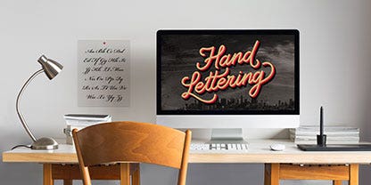 Learn how to bring your custom lettering into Illustrator