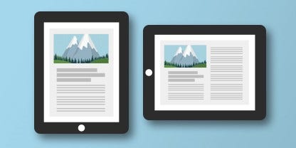 Layout your eBook pages perfectly