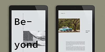 Cool and Calm eBook Layout