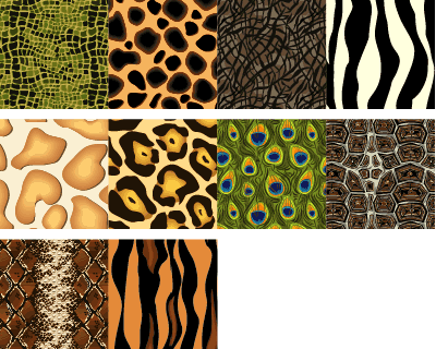 Here are some animal prints you can use in your Adobe® Illustrator® artwork 