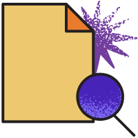 A purple magnifying glass over a piece of paper shows how engagement letters offer information transparency.