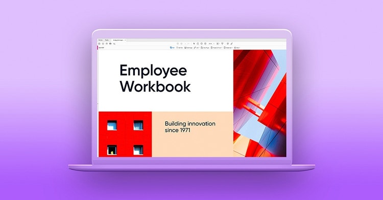Example of an digital employee handbook
