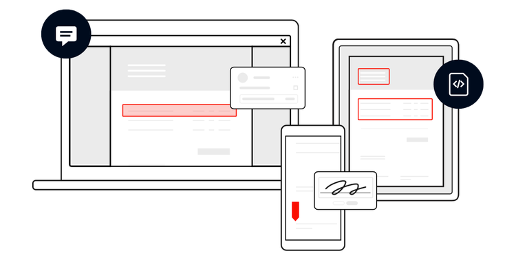 PDF tools for annotating, signing, and editing functions on different devices.