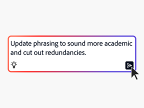 AI Assistant helps find a specific tone.