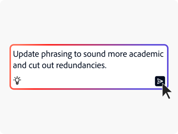 AI Assistant helps find a specific tone.