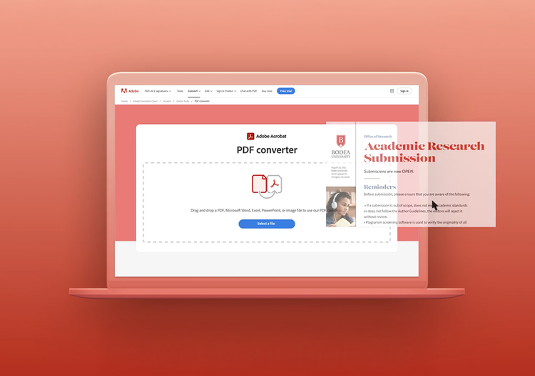 Play video: How to convert to and from PDF
