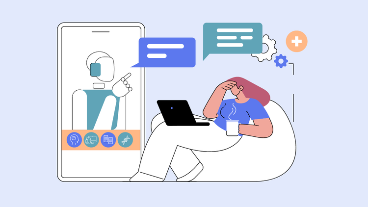 A person sitting in a beanbag chair uses a TEAS study guide.