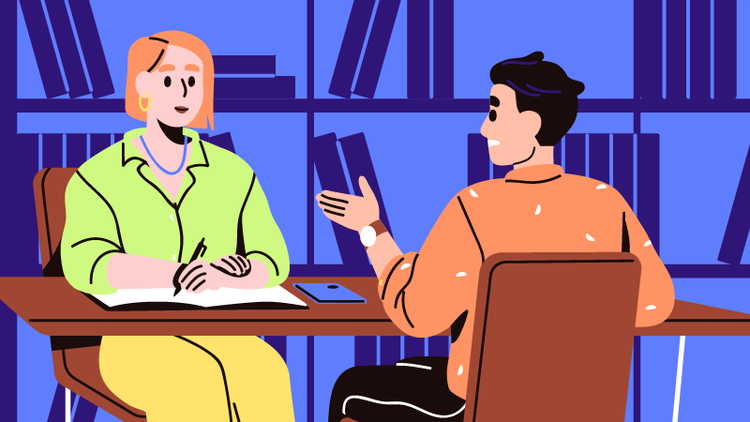 A student combats college burnout with help from a mentor.