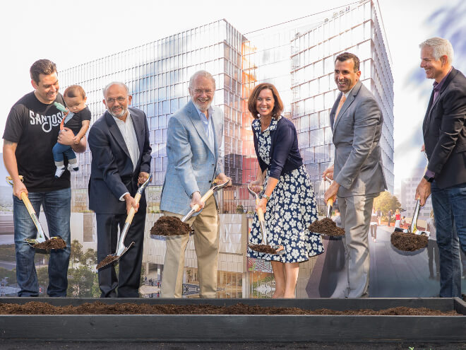 Adobe North Tower ground breaking, Picture