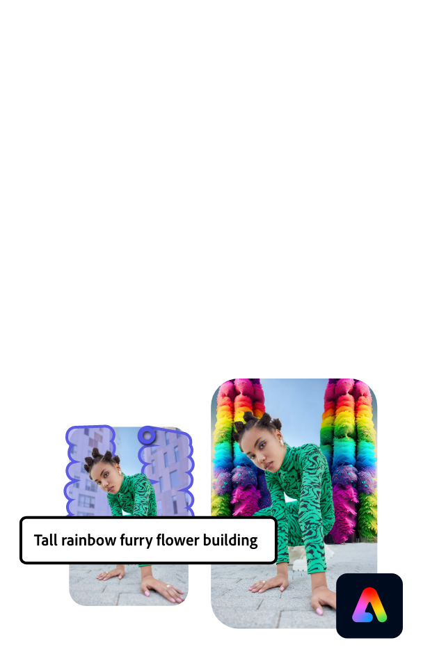 Adobe Express, powered by Firefly.