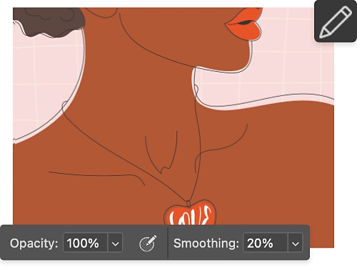 Eine Illustration einer Person, die mit dem Buntstift erstellt wurde.