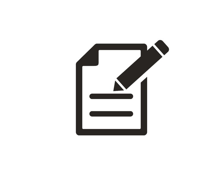 Drawing of pen and electronic document