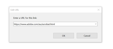 The box in which you paste your link.