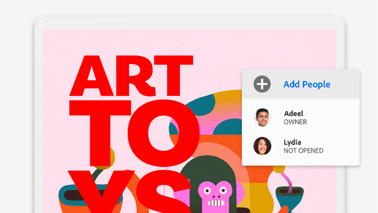 Share documents on your teams and control who can access your PDFs or make it public.