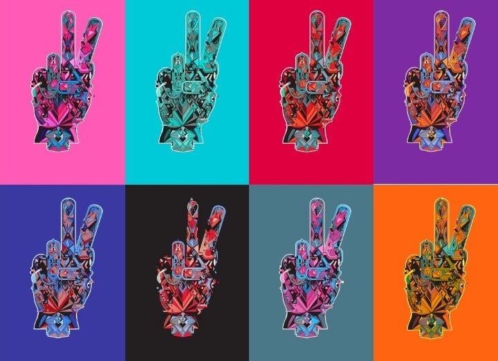 Vector artwork made in Illustrator using AI tools such as Text to Vector Graphic.