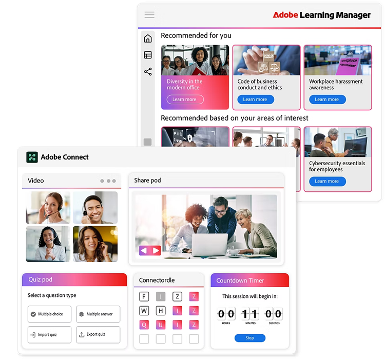 Adobe Connect avec Adobe Learning Manager