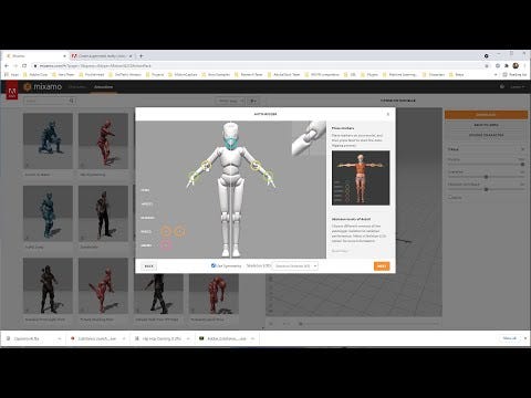 Video titled: Mixamo add-on for Blender | Rigging