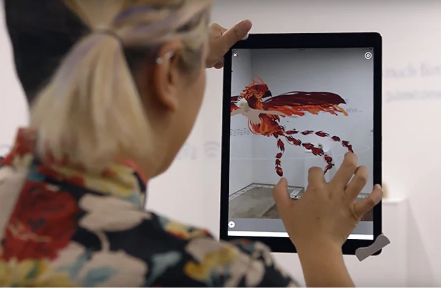 Художничката Estella Tse създава произведения на изкуството с добавена реалност