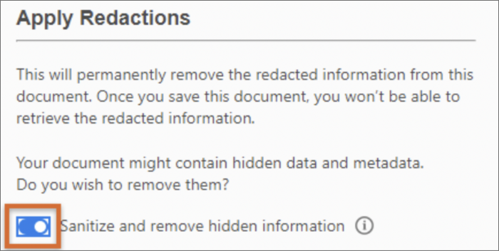Como aplicar ocultações em um PDF.