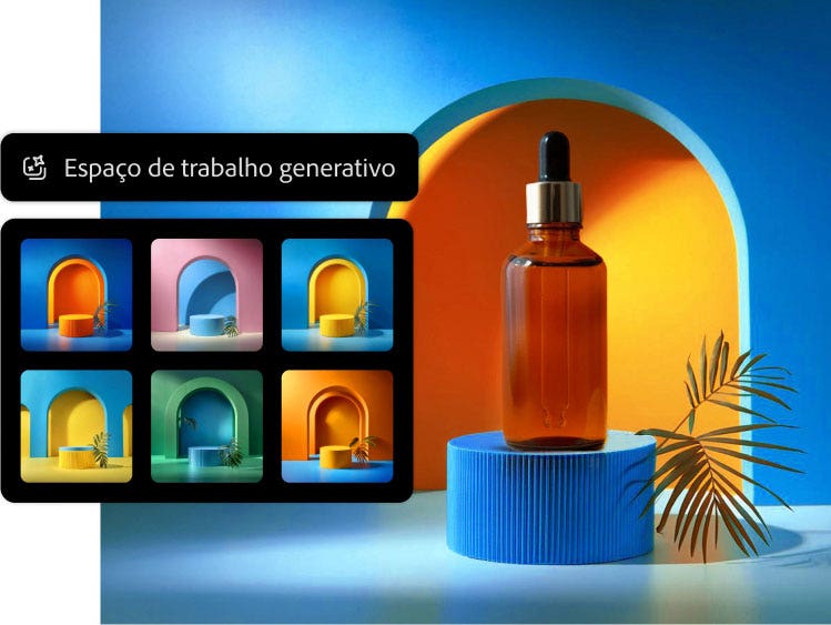 Recurso Espaço de trabalho generativo com a IA do Photoshop