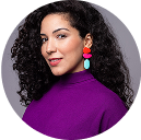 Foto de Itamara Ferreira, designer gráfica