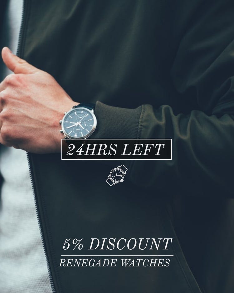 Elegant Wristwatch Store Sale Instagram Portrait Ad