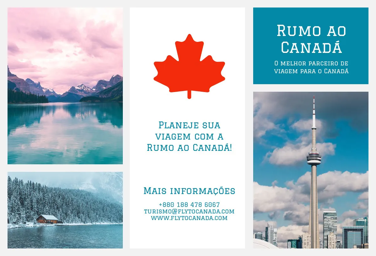 fly to Canada travel brochures 