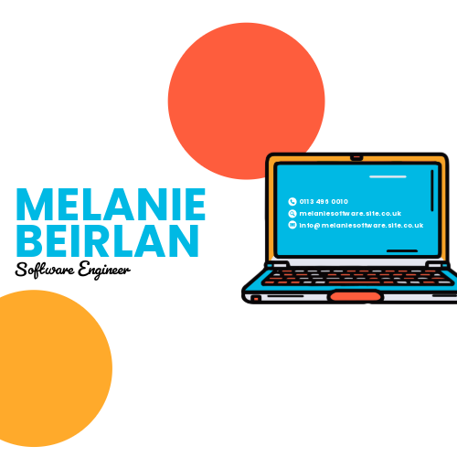 A computer with orange circles AI-generated content may be incorrect.