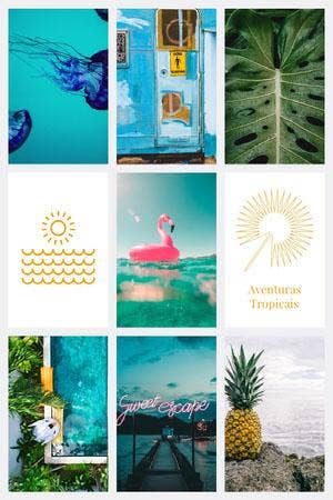 moodboards Colagem de fotos