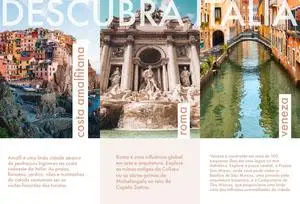 discover Italy travel brochures  Panfleto