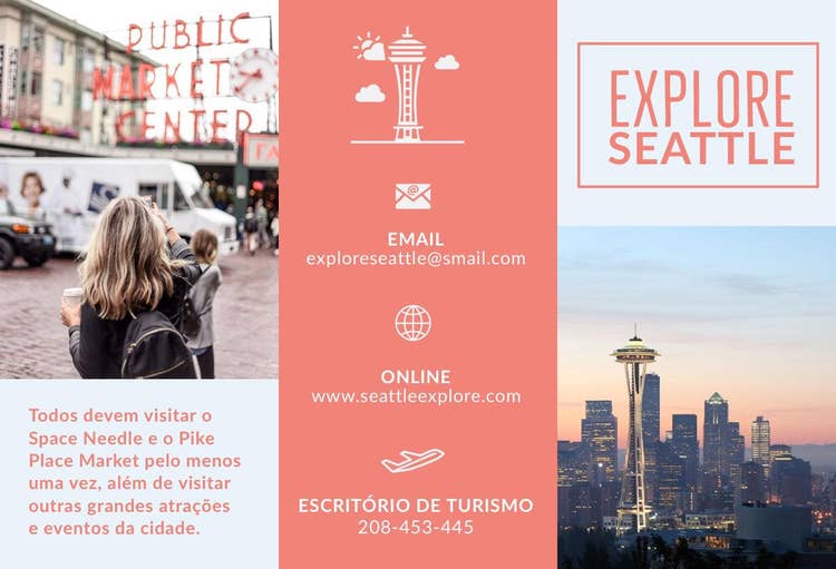 Seattle explore travel brochures