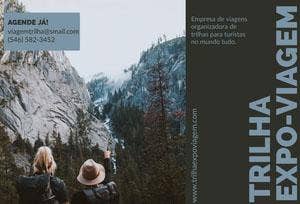 hiking expo-travel brochures Panfleto