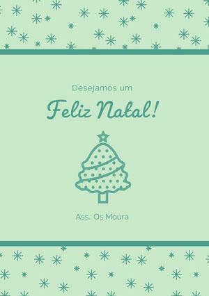 Feliz Natal! Cartão de Natal