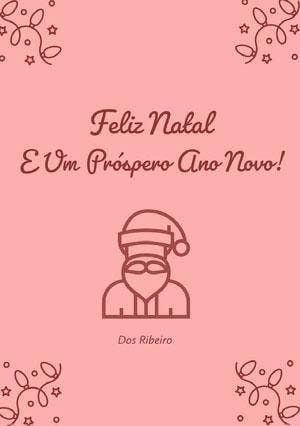 E Um Próspero Ano Novo! Cartão de Natal