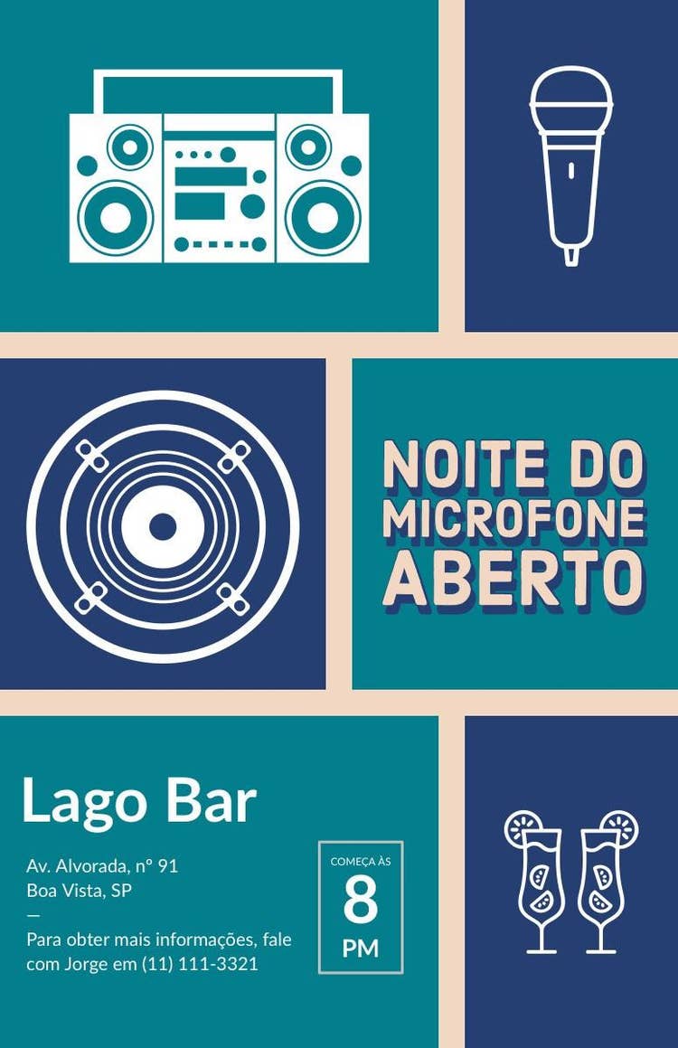 open mic night poster