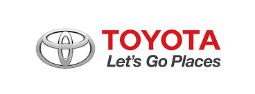 The Toyota logo next to their slogan