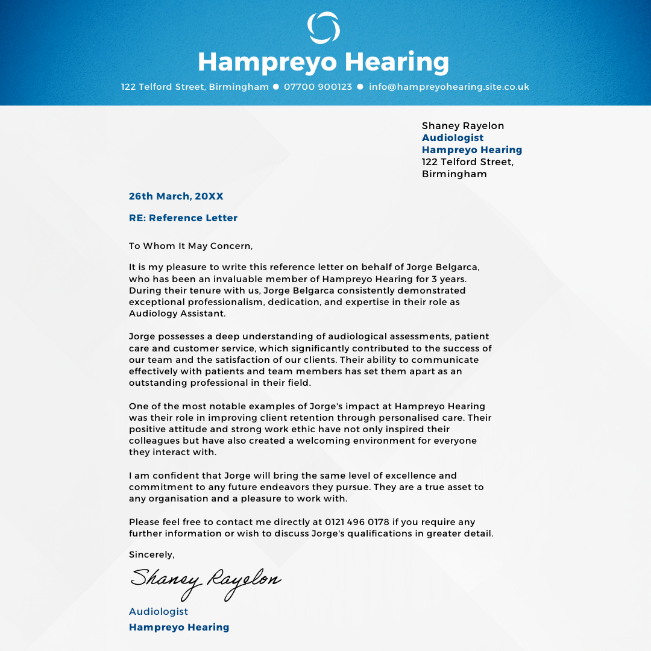 A letter of a hearing aid AI-generated content may be incorrect.