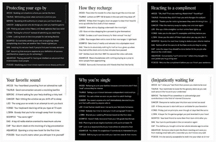 Co-Star social media content templates