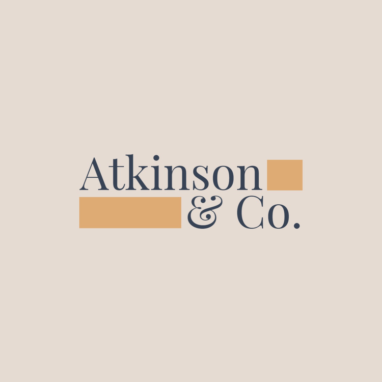 Atkinson & Co. company logo written in the font Playfair Display
