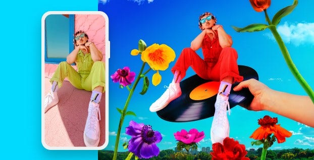 Photoshop no iPhone.