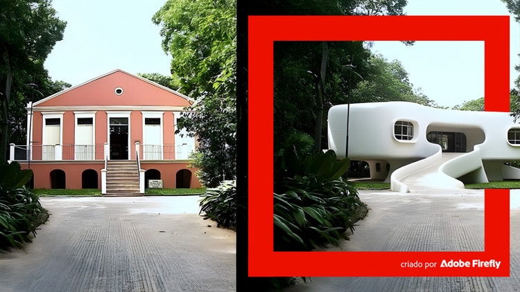 museu-goeldi-oscar-niemeyer-arquitetura-organica-adobe-firefly