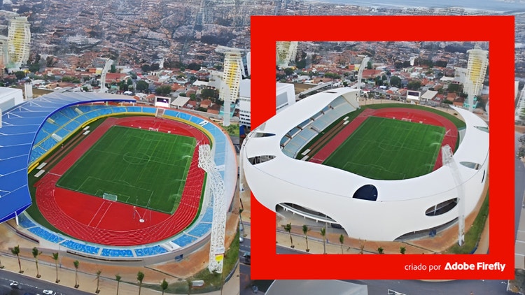 estadio-olimpico-pedro-ludovico-goiania-oscar-niemeyer-adobe-firefly