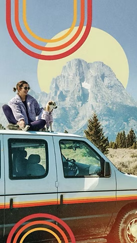 ARCO-ÍRIS DE VIAGEM DE CARRO, Imagem