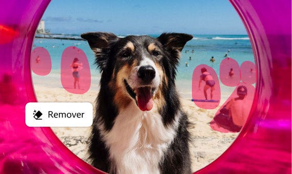 A nova ferramenta de Remoção Generativa facilita mais do que nunca a tarefa de eliminar qualquer elemento rapidamente.