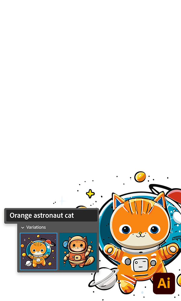 Adobe Illustrator, powered by Firefly.