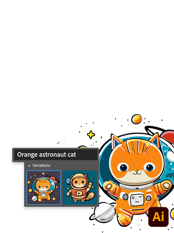 Adobe Illustrator, powered by Firefly.