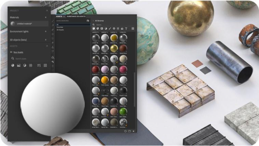 Bibliothèque 3D Assets