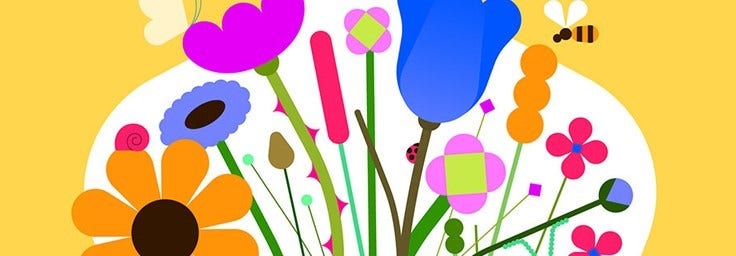 illustration of flowers, Picture