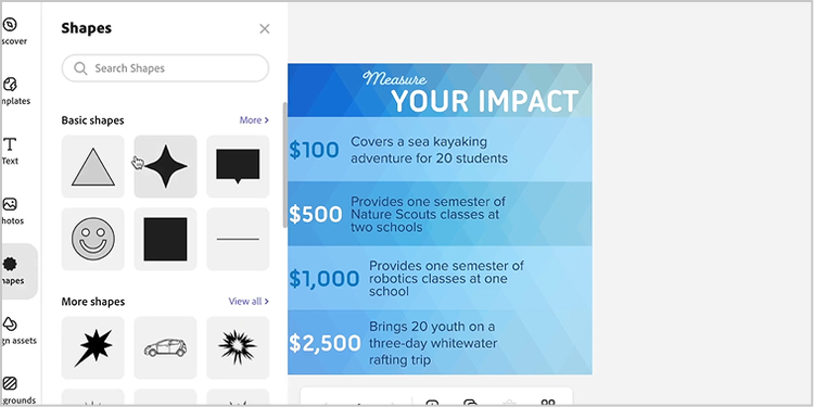 https://main--cc--adobecom.aem.live/cc-shared/fragments/modals/videos/nonprofits/express/make-impactful#content-for-nonprofit | ImageLink | :play-medium: